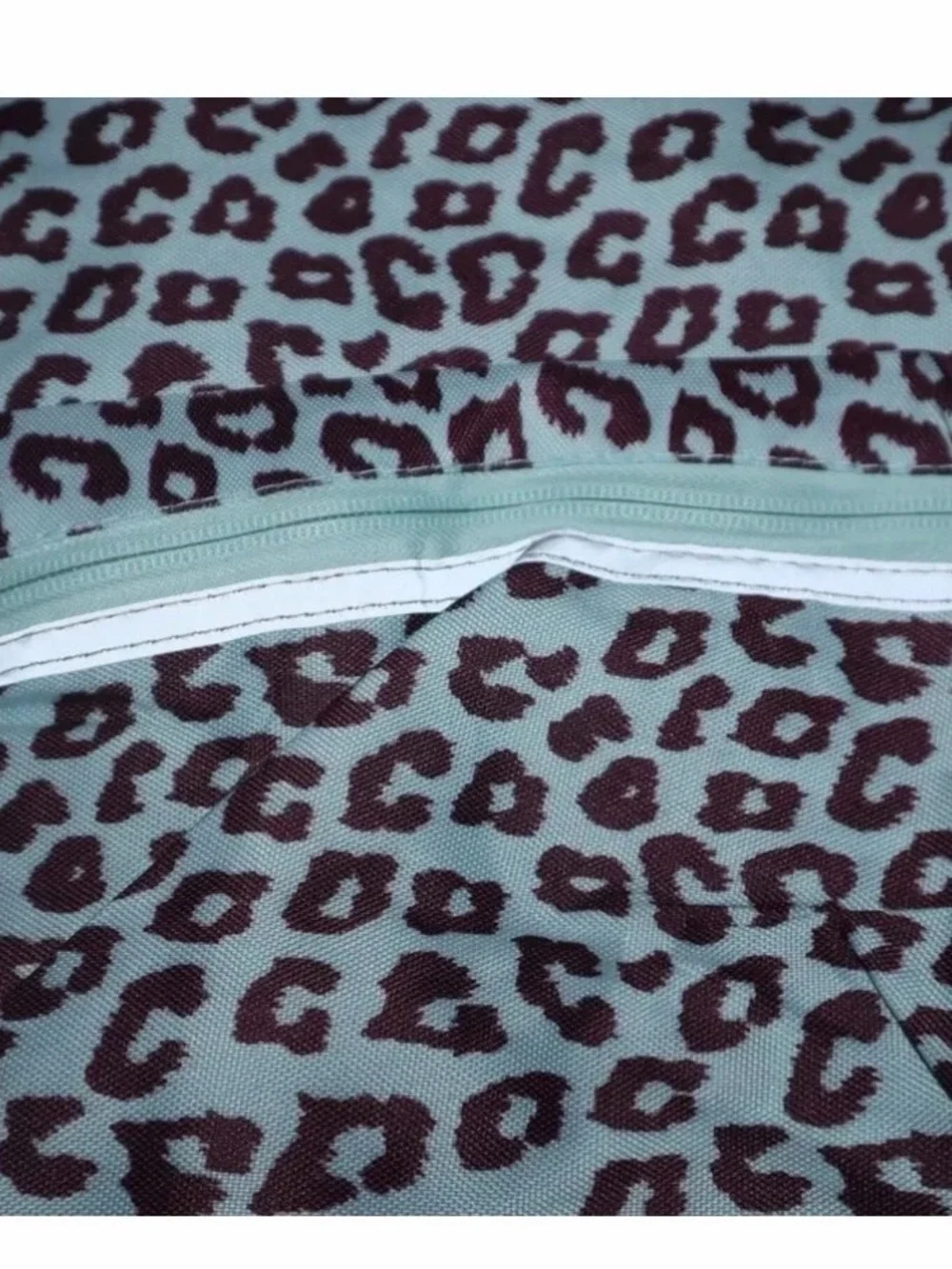 NWT: Kids Chetah Animal Print Backpack in Light Blue.